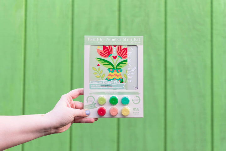 Elle Crée (She Creates) - Breit Buds Mary Engelbreit MINI Paint-by-Number Kit
