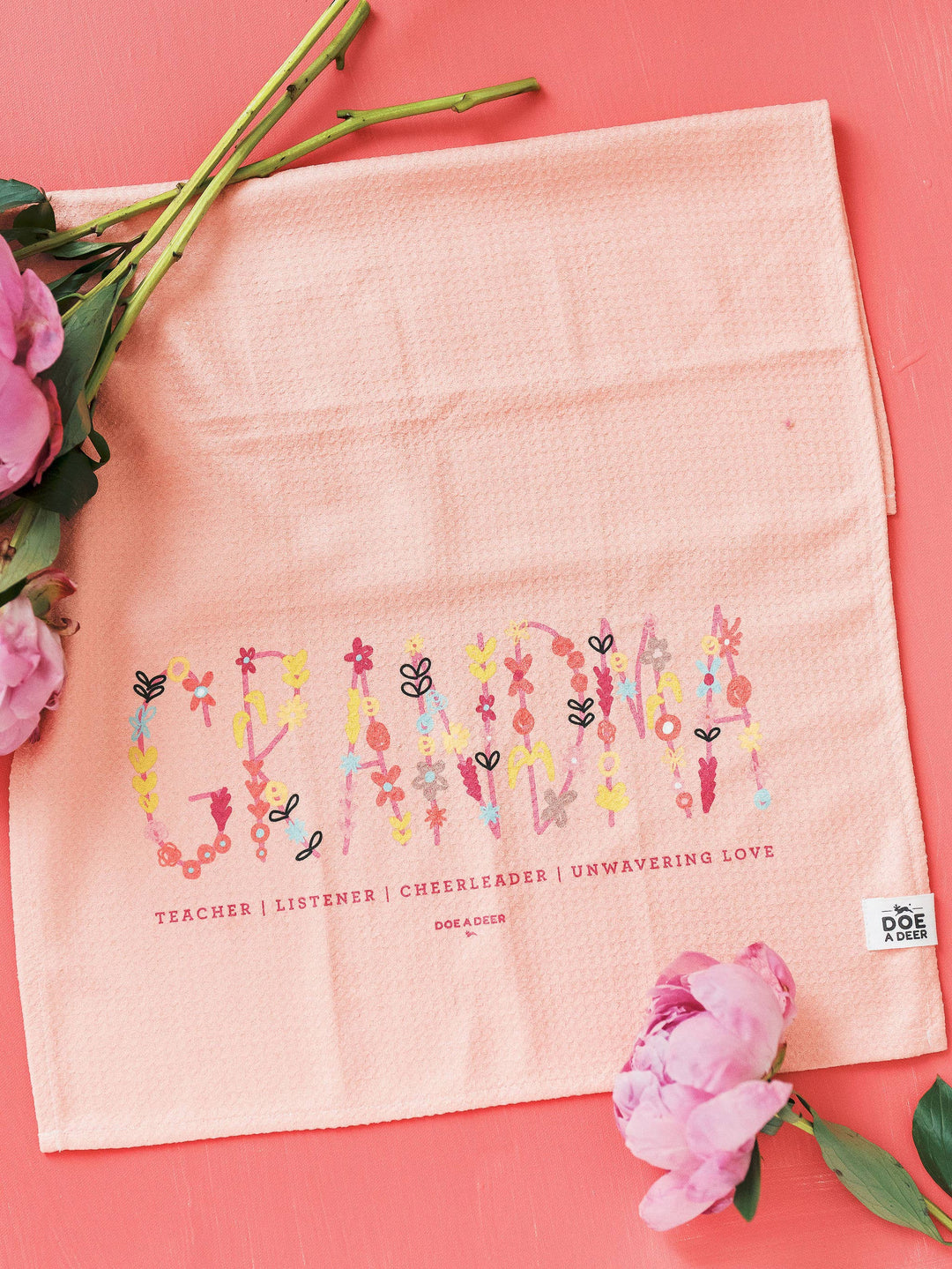 Doe A Deer - Grandma Waffle Tea Towel