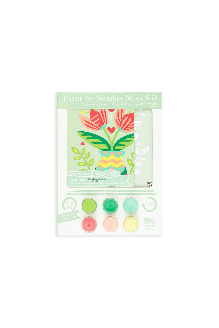 Elle Crée (She Creates) - Breit Buds Mary Engelbreit MINI Paint-by-Number Kit