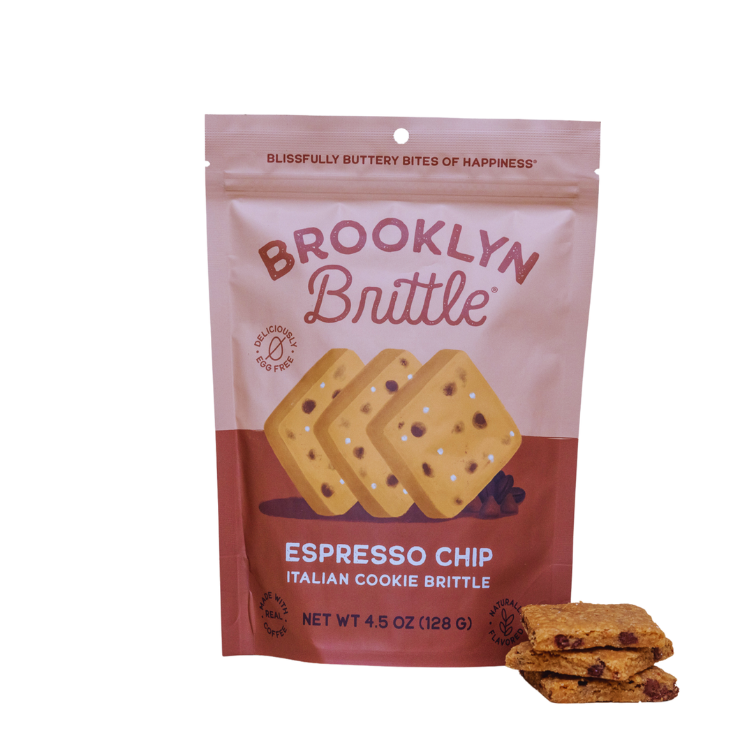 Brooklyn Brittle - Italian Cookie Brittle – Espresso Chip | Pouch Bag