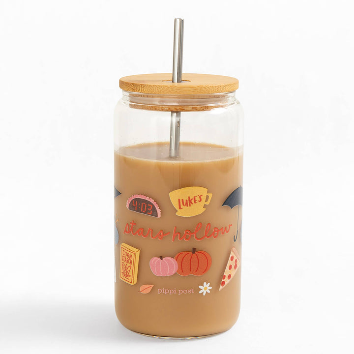 Pippi Post - Stars Hollow in the Fall Glass Can