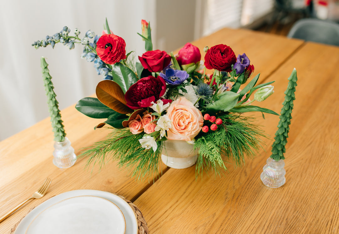 Elegant Christmas Floral Arrangement Lee's Summit Florist