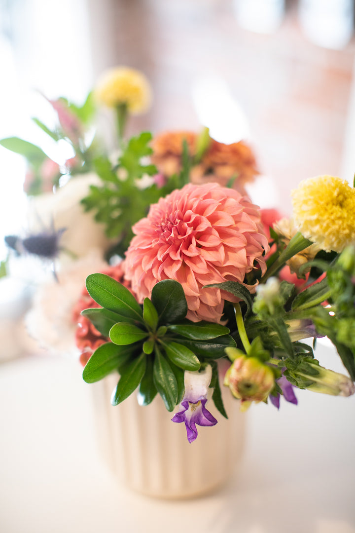 Kansas City Soft Floral Sympathy Table Arrangement