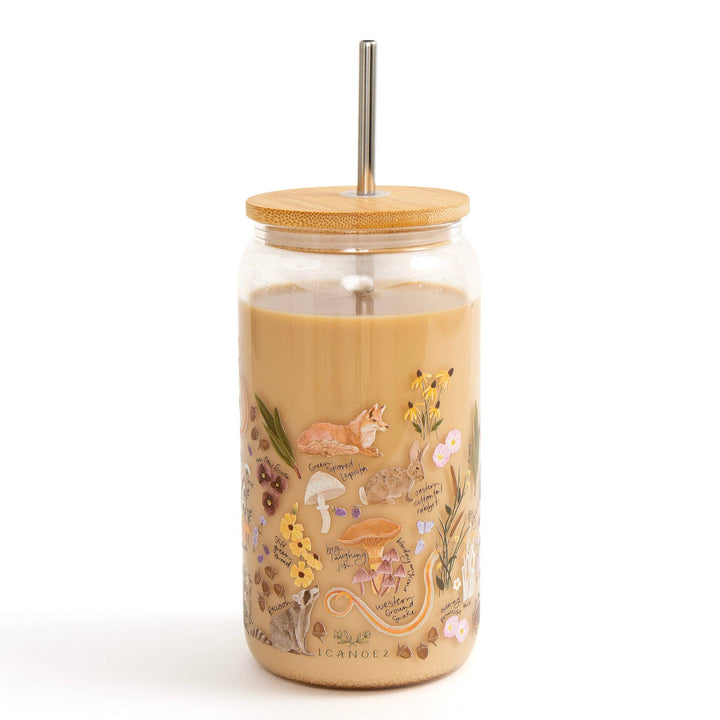 1canoe2 | One Canoe Two Paper Co. - Flora & Fauna Glass Can