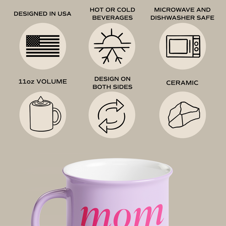 Sweet Water Decor - Mom Life 11 oz Campfire Coffee Mug - Home Decor & Gifts