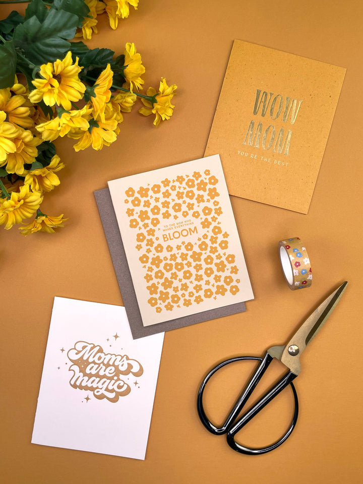 Ruff House Print Shop - Makes Everything Bloom Mother's Day Greeting Card