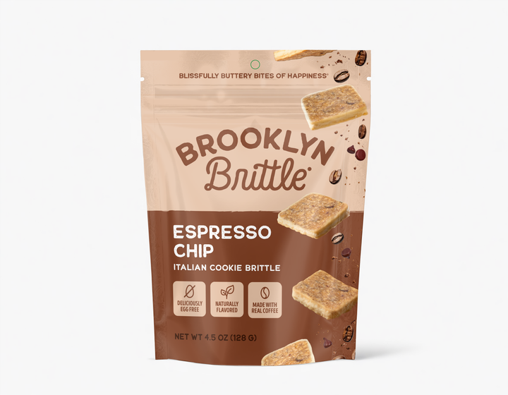 Brooklyn Brittle - Italian Cookie Brittle – Espresso Chip | Pouch Bag