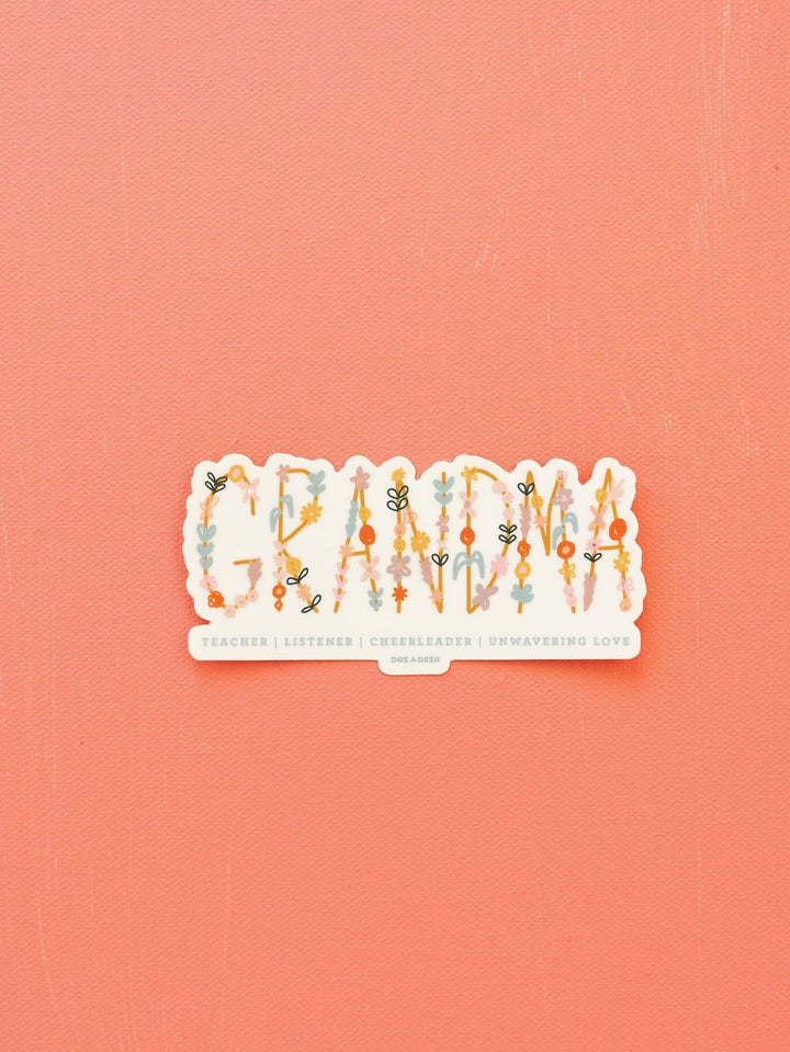 Doe A Deer - Grandma Sticker