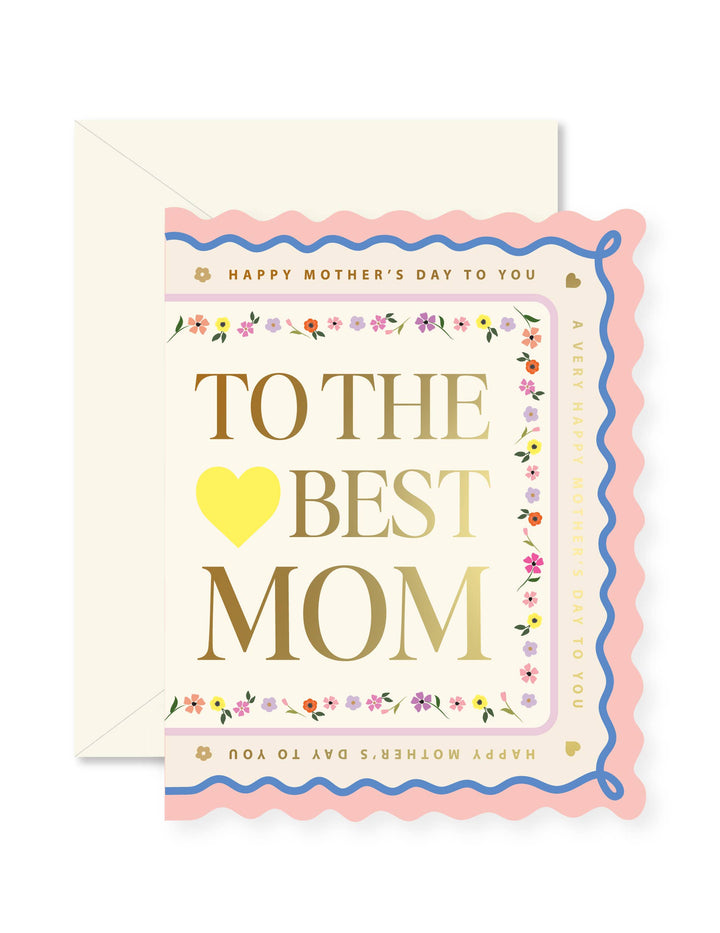 Ginger P. Designs - Mother's Day Scallop Greeting Card