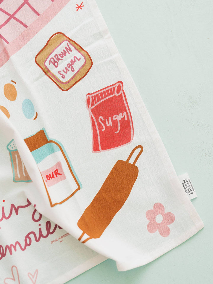 Doe A Deer - Baking Up Everyday Memories Kitchen Tea Towel || Everyday