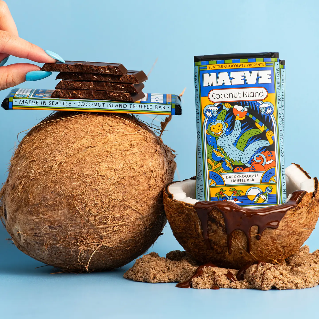 Maeve - Coconut Sea Salt Truffle Bar, Bel Fiore Co. Flower Bar + Boutique