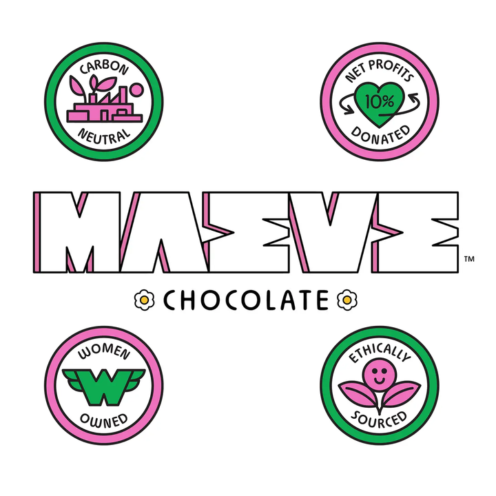 Maeve - Coconut Sea Salt Truffle Bar, Bel Fiore Co. Flower Bar + Boutique