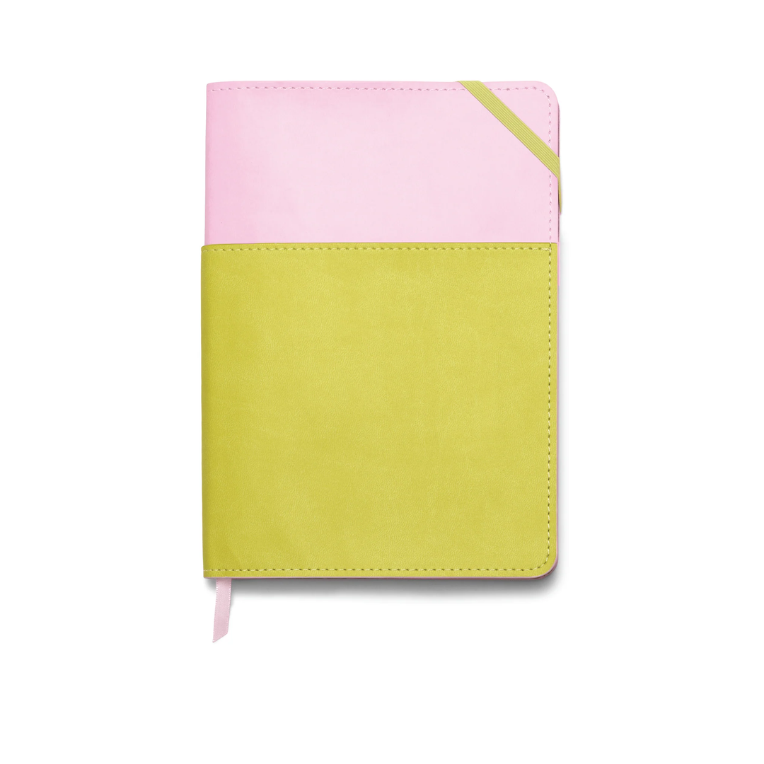 Designworks Inc. - Vegan Leather Pocket Journal - Lilac + Matcha, Lee's Summit, MO, Bel Fiore Co. Flower Bar + Boutique