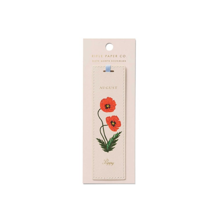 Birth Month Bookmark - August