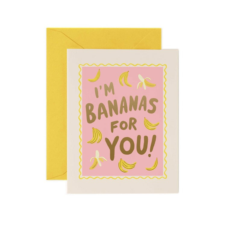 Bananas For You Card