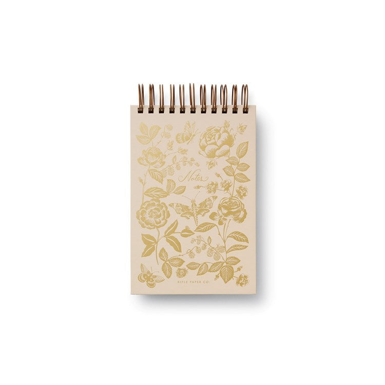 English Rose Desktop Spiral Notepad