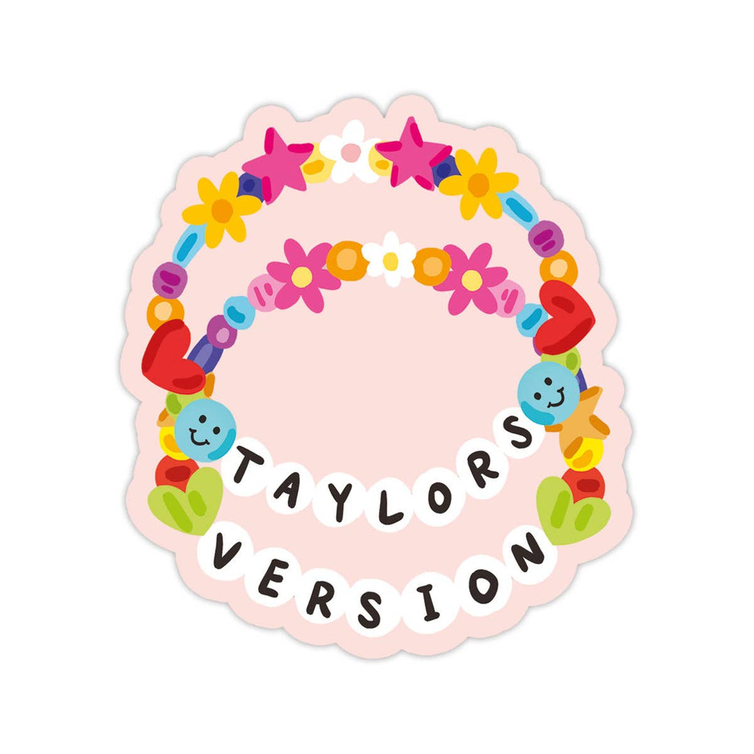 Bloomwolf Studio - Friendship Bracelets Vinyl Sticker - Taylor Swift Inspired Sticker