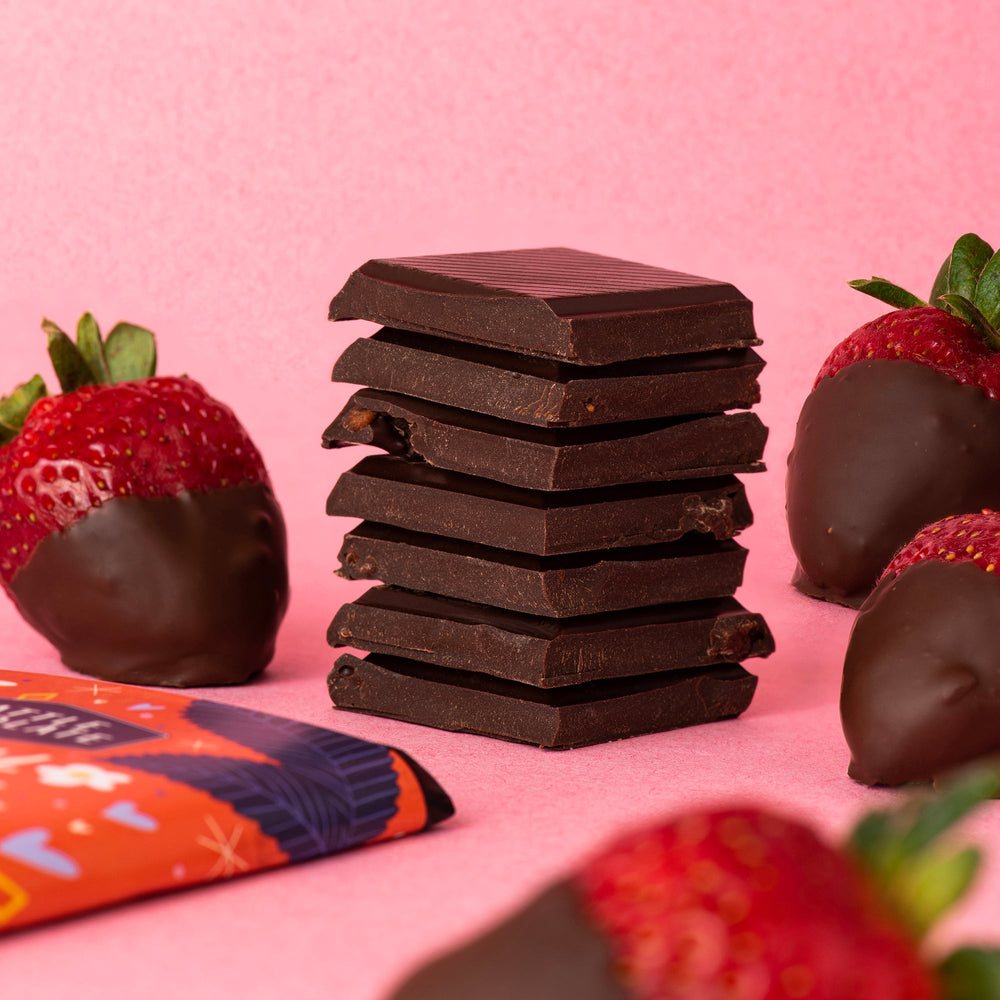 Seattle Chocolate Co. - Berry In Love Truffle Bar, Kansas City Gift Shop, Lee's Summit, MO, Bel Fiore Co. Flower Bar + Boutique