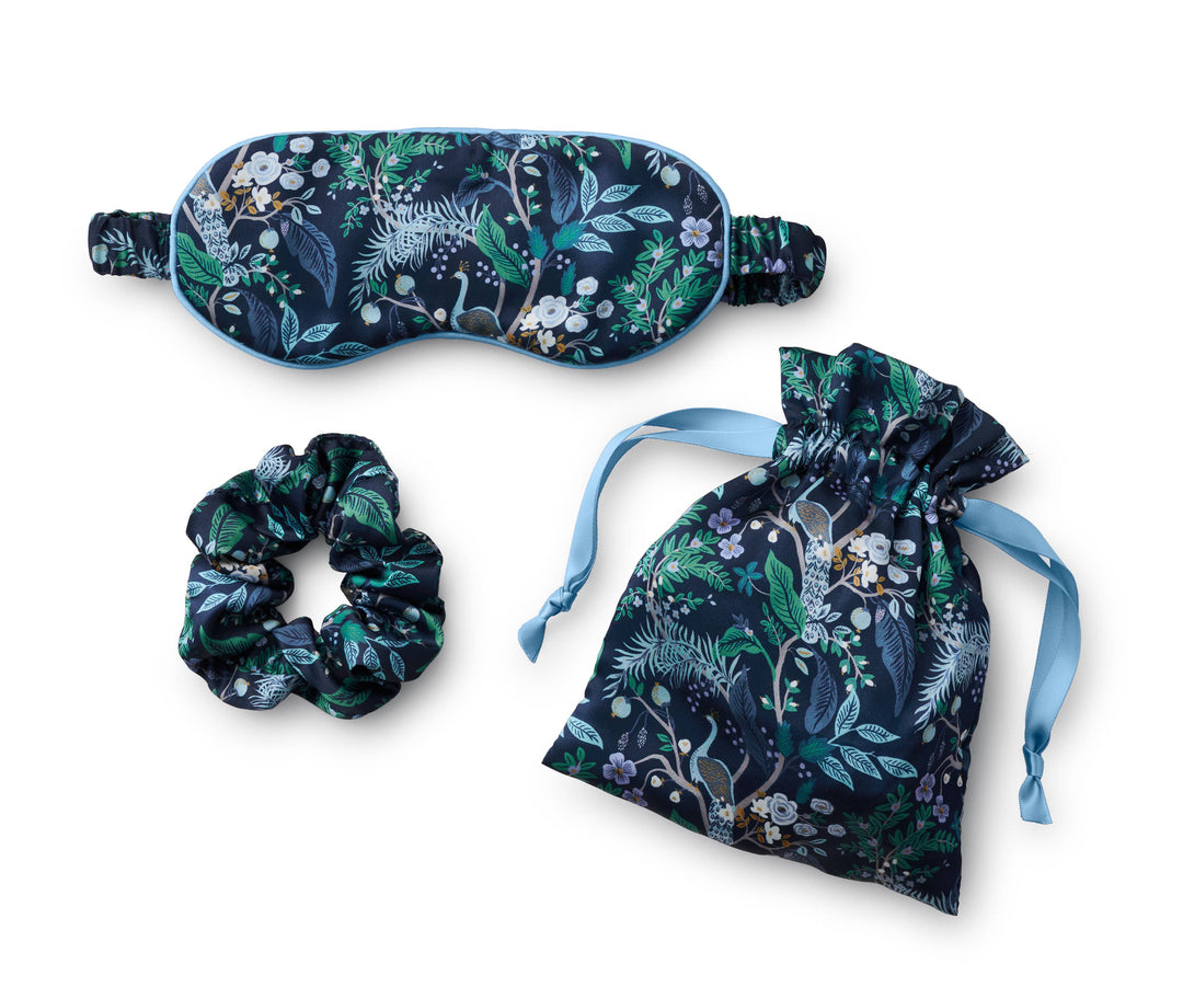 Rifle Paper Co. - Peacock Sleep Travel Set, Kansas City Gift Shop, Lee's Summit, MO, Bel Fiore Co. Flower Bar + Boutique